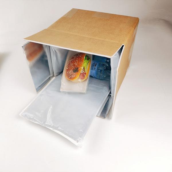 Customized 8in 10in 12in Thermal Insulated Shipping Box Liners PE Insulated Bag Liner