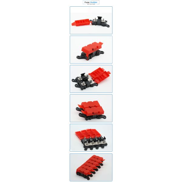 1 2 4 5 6 7 Way Midi Fuse Holder Fuse Block Safety Plate Base Car Carrier Fuse Box Automobiles Accessories