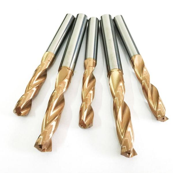 Tungsten Carbide Processing Tools Twist Drill Bit With Inner Coolant For Hardness Steel