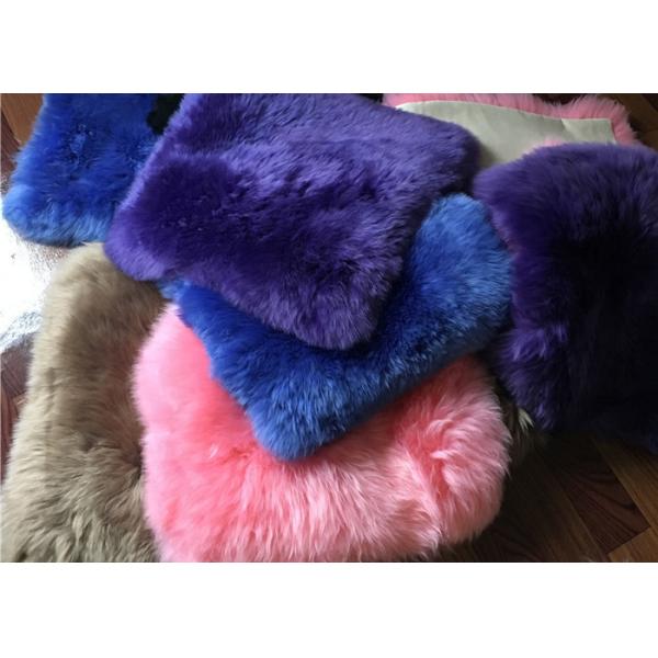 Реальная подушка сидения 40 С40км Ламбсвоол овчины Мерино с покрашенным ОЭМ цвета