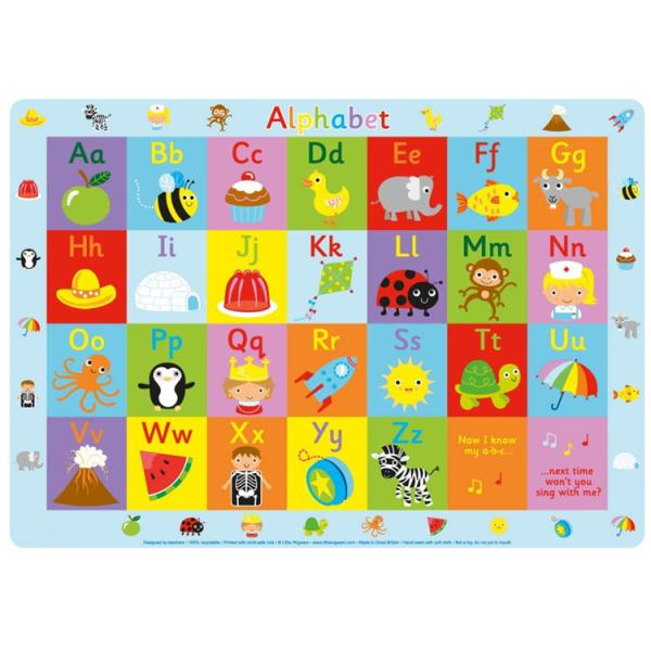 Disposable 12X15 Plastic Placemats for Restaurant Custom Designs Waterproof Travel Restaurants Place Mats for Baby