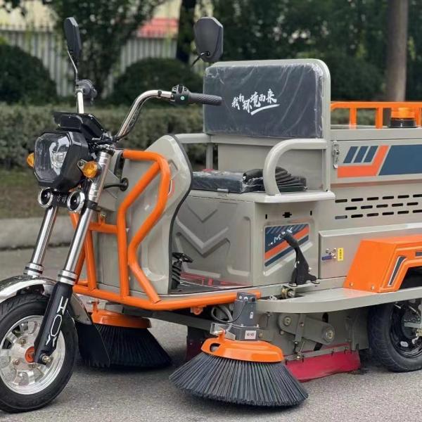 Pure Electric Street Sweeper Truck Commercial Industrial Floor Cleaning Scrubbing Machine