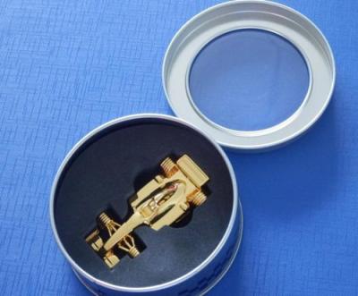 Metal keychain, metal pen, mirror for make-up