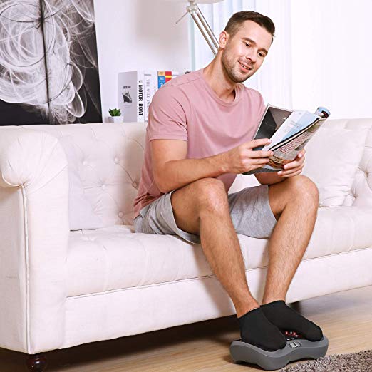 3D Rolling Electric Shiatsu Foot Massager with Infrared Heating and 12V Power