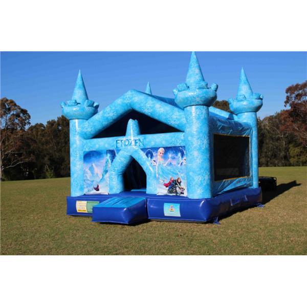 Attractive Elsa'S Frozen Kids Inflatable Bouncer Castle With 3 Years Warranty