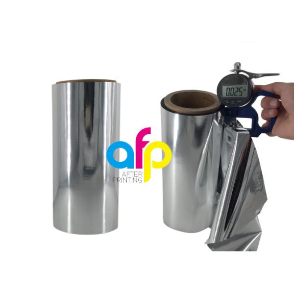 22 Mic PET Metalized Film , Lamination / Printing PET Plastic Film SGS Approval