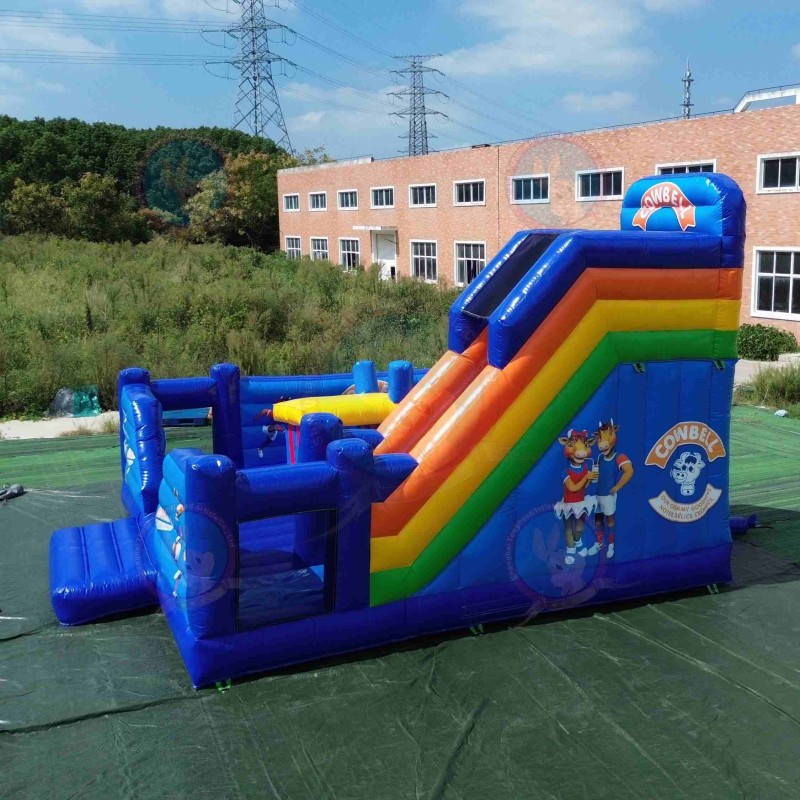 Inflatable Bouncer Slide Combo Custom Playground for Birthday Events School Parks Family Entertainment Rental Business Use Kids Indoor Outdoor Theme Party Center