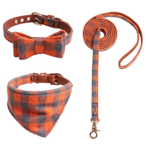 Factory Direct Selling Pet Accessory Cute Collar Sets With Triangle Scarf For Cats And Dogs