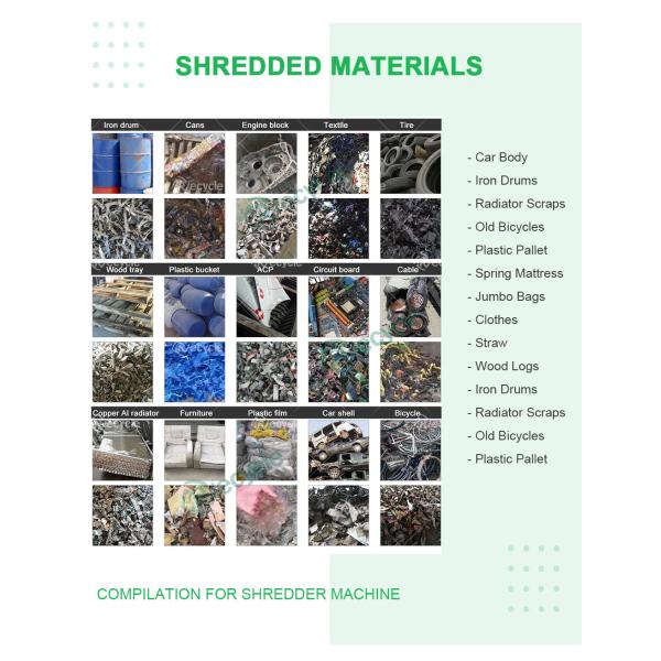 Waste Wood Pallet Cardboard Sofa Carpet Shredding Machine Recycling Plastic Furniture Shredder