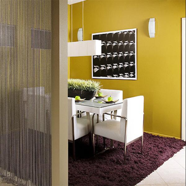 Hot sale fashion Stainless Steel Ball Chain Curtain metal bead curtain room divider partition