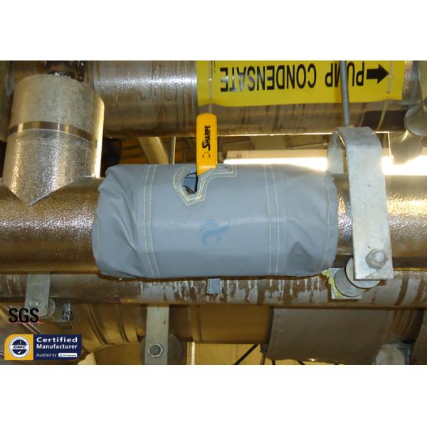 熱い絶縁材のジャケットのグラス ファイバーの産業取り外し可能な蝶弁カバー