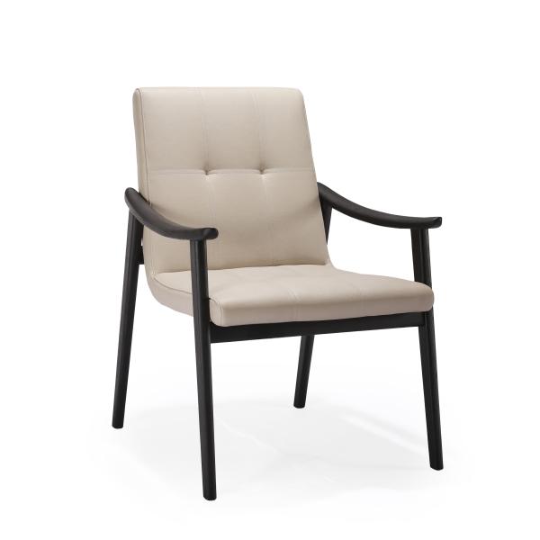 Chaise ergonomique en bois de rose Confort et style avec accoudoirs et capacité de 300 livres