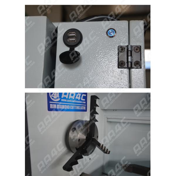 Laser Scanning Alloy Wheel Diamond Cutting Machine Refurbished Cnc Lathe Wheel Straightening Repair