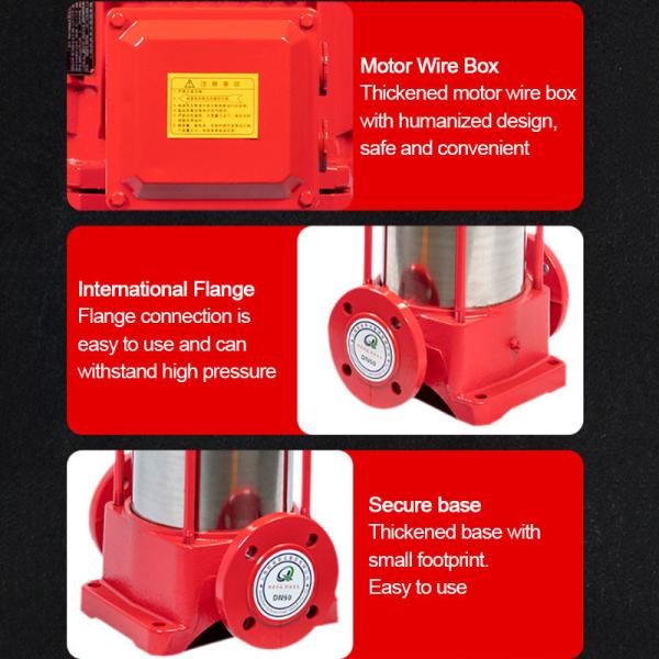XBD Vertical Multi Stage Centrifugal Fire Fighting Booster Pump Water Supply