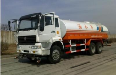 Water Sprinkling Tank Truck Trailer SINOTRUK HOWO LHD 6X4 15-20CBM For Pesticide Spraying