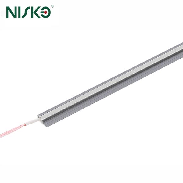 Lámparas de silicona montadas en superficie Luces laminadas integradas Tira de extrusión de perfiles de aluminio