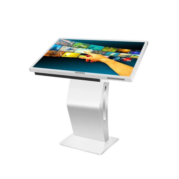 Indoor or Outdoor Floor Standing Kiosk 65 inch LCD Advertising Display Screen