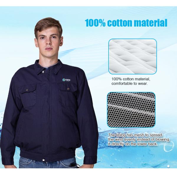 Работа на открытом воздухе охлаждающий жилет с полупроводниковым охлаждающим вентилятором Оставайтесь прохладным и комфортным