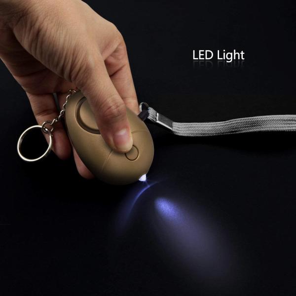 4*LR44 Safety Alarm Keychain For Women Children 50g 2.75*2.08*0.05in