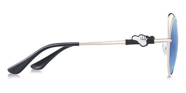 Pink Grey Blue Polarised Glass Sunglasses , Glass Polarized Sunglasses 51 17 135