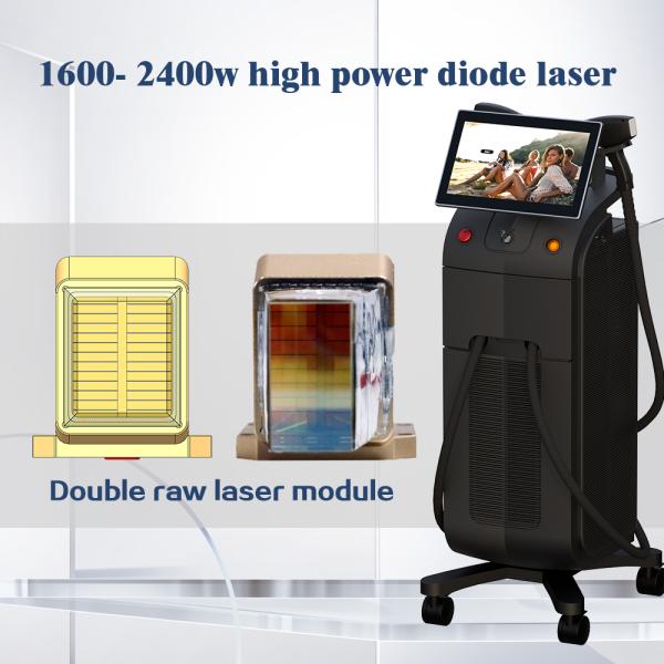 Эффективное удаление волос с помощью 755 808 940 1064nm диодного лазера 1600-2400W высокой мощности