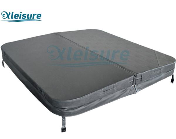 CE Vinyl Flexibly Custom-made Cover Graphite Rectangle Spa Topside Cover For Acrylic Spa