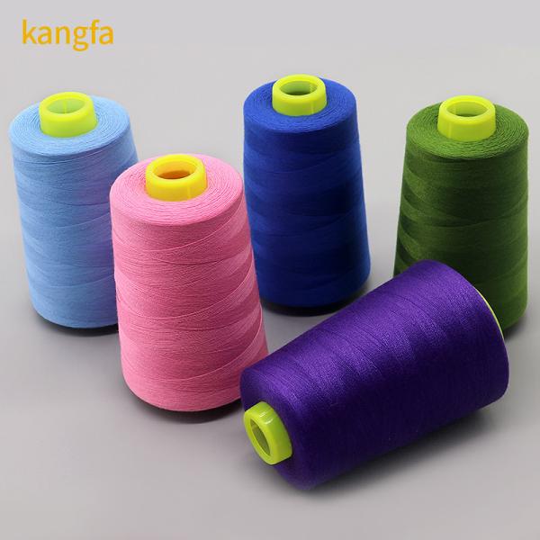 High Temperature Resistant 40/2 5000Y Polyester Sewing Thread 100% Spun Polyester Yarn