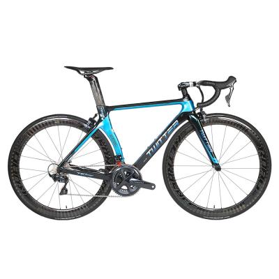 R8000 Groupset Carbon Fiber Road Bike 22 Speed Holographic Frame Carbon Wheel