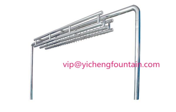 Fully SS Material Swimming Pool Accessories , Stainless Steel 304 Hydro Massage Vichy Shower 2 Types