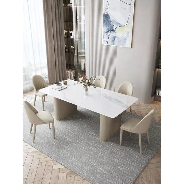 Серые нордические обедая наборы столовой стиля высоты места стула 49cm европейские