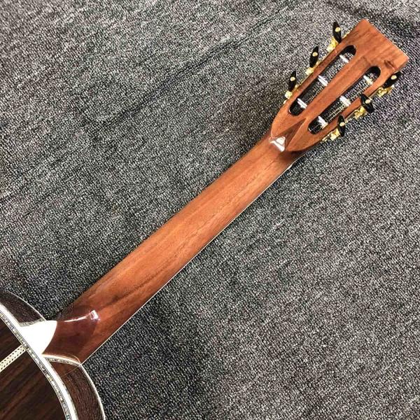 Custom Grand Jimmie Rodgers 000-45s All Solid Wood Acoustic Guitar Ebony Fingerboard Abalone Binding Accept Customized