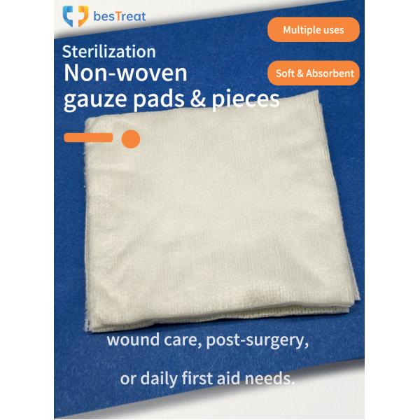 Sterile Non-woven Paraffin Gauze Gauze Dressing Pad Fabric Personal Care 10cmx10cm Burn Care 30g CF4404 10*10/7.5*7.5/5*5cm