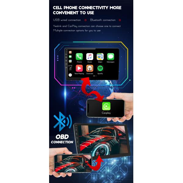 Carplay Android Auto 8 256 Car Stereo for Universal Android 9 Inch Car DVD Player