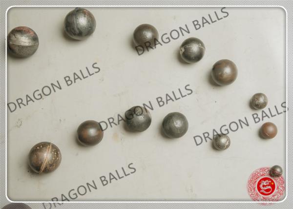 Customized Size Steel Grinding Balls , Mining Cast Iron Grinding Balls