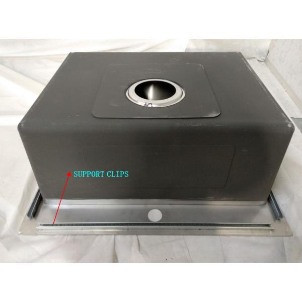 Household Stylish Top Mount Stainless Steel Kitchen Sink 5 Years Warranty / Square Stainless Steel Kitchen Sink