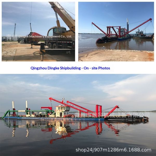 12 Inch Hydraulic Cutter Suction Dredger with 1100m3/h Workload and 10m Dredging Depth for River Sand Mining