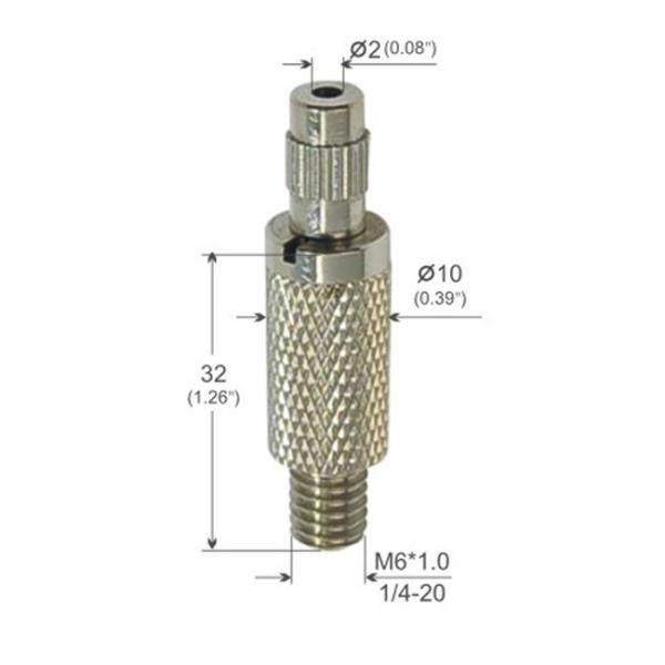 Никель/Grippers кабельной проводки поверхности Chrome с Knurling YW86079