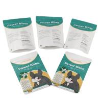 Logotipo personalizado Stand Up Pouch Kraft Paper Bag para Dog Treat Impressão Digital Bolsas Mylar Recapotáveis