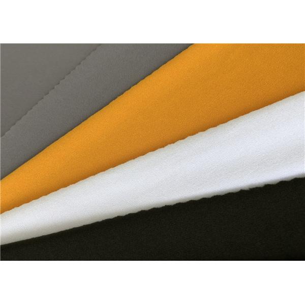 Alta densidad hecha punto trama de la tela del dispositivo de seguridad del poliéster el 10% Spandex del 90% para la camiseta