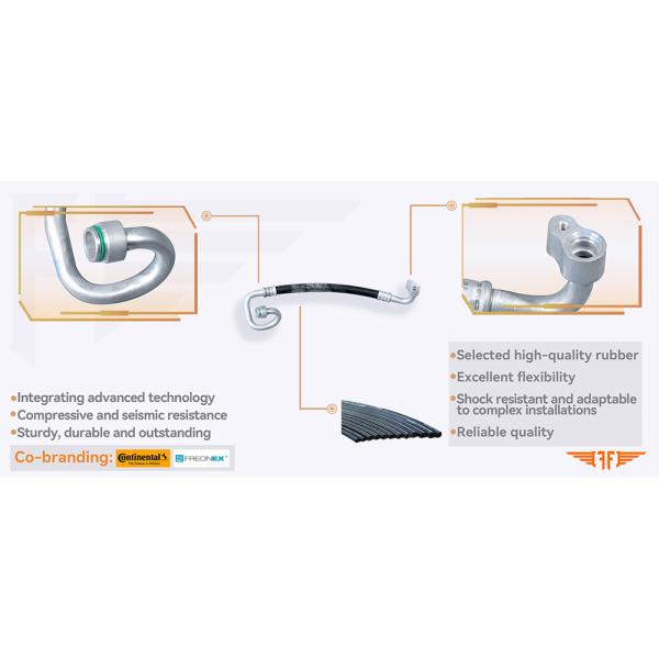 6850551 Opel Astra Twin Discharge AC Hose 98-05 G 1.6-2.2L Car Aircon Pipe