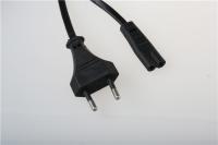 Cable de corriente alterna negro, trabajo del cable eléctrico del Eu con la mayoría de los monitores de las PC