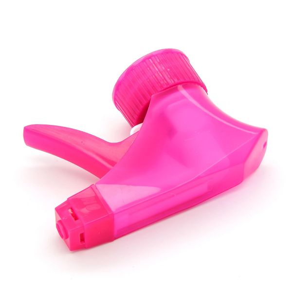 Pink All Plastic Trigger Sprayer 28 / 410 Safety Lock Solvent Resistant Sprayer