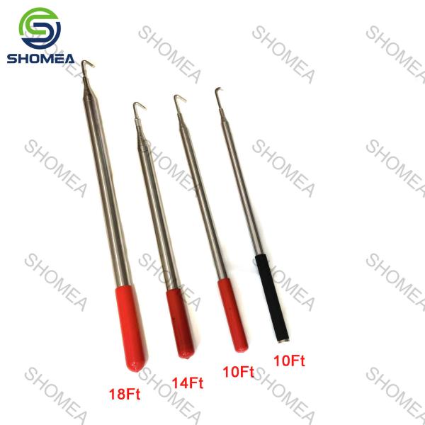 Custom Stainless steel telescopic golf club with hook