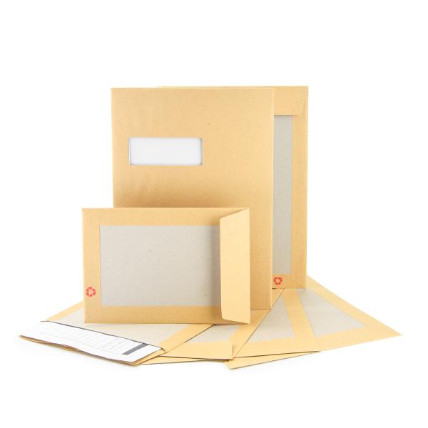 Grey Hard Board Back Pocket Envelopes Business Envelope with Personalized Design