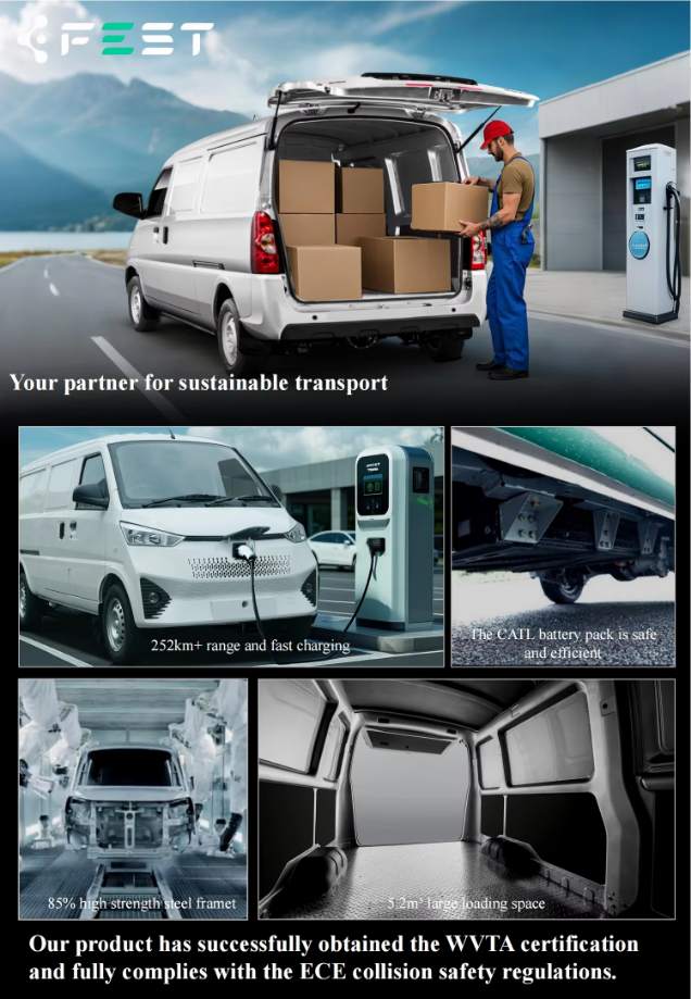 Wuling G1053 Electric Cargo Van 2 Seater Mini Truck Pure Electric Pickup
