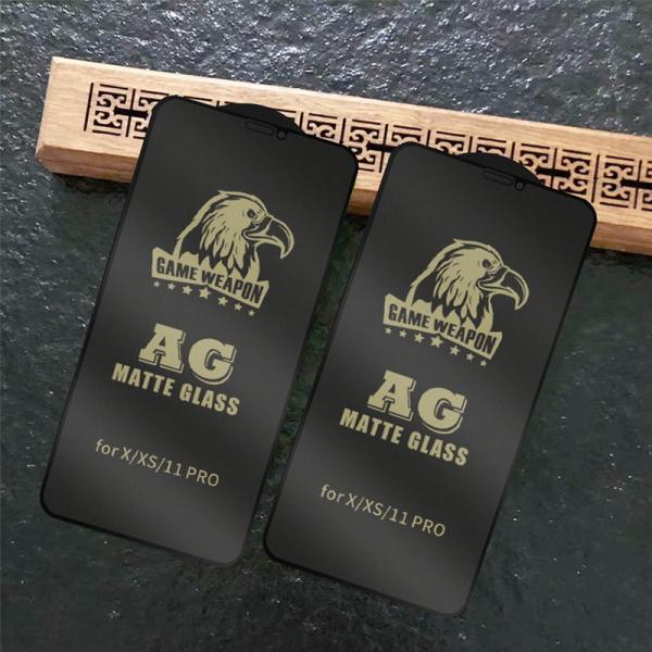 Matte Finish Mobile Phone Screen Protector 9H Full Coverage Finger Print Free For Iphone 12