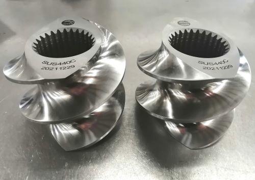 SUS440C Twin Screw Extruder Components Screw Element by Joiner