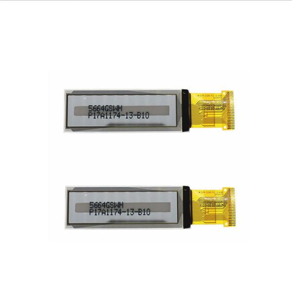 2,08-дюймовый дисплей PMOLED 256x64 Разрешение 24 PINS Интерфейс 3/4 SPI I2C