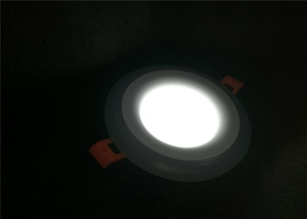 Camber Styling Round Led Panel Light 9W , Two Color Blue Edge 9 Watt Led Downlight