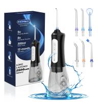 Flosser à eau électrique avancé avec 5 modes de pression et réservoir d'eau de 300 ml pour des soins buccaux efficaces